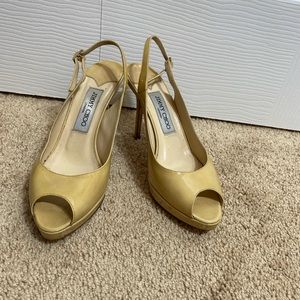 Jimmy choo sling back heels 36 1/2